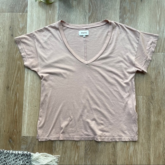 MATE the Label Arlo V Neck Tee - Picture 4 of 7